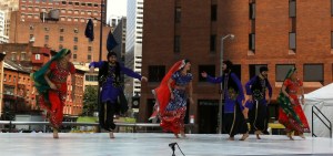 A vigorous bhangra by Mayuri closes the show